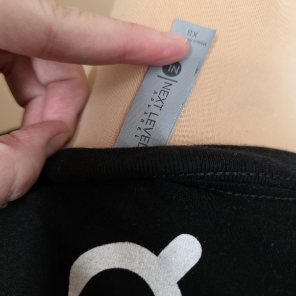 Peloton Century Club 100 Ride Black T-Shirt Women's X-Small Next Level brand - Picture 7 of 8